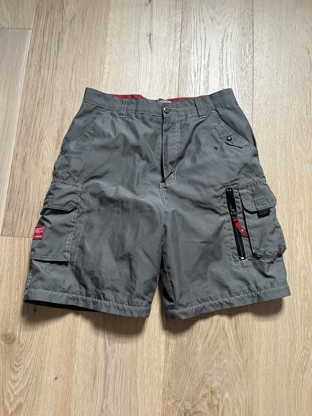 y2k Cargo Shorts Vintage 90s OTB One Tough Brand Baggy Skater Boys 18 Mens 28